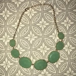 Green stone necklace